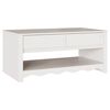 vidaXL Mesa de Café Drammen 99 x 55 x 45 cm Madera maciza de pino