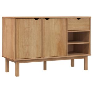 vidaXL Aparador OTTA madera maciza pino 114x43x73,5 cm
