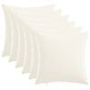vidaXL Funda de almohada 6 uds. HEERLEN Blanco 30 x 30 cm Tela