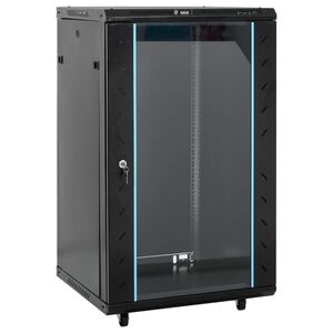 vidaXL Rack de servidores patas giratorias 18U 19" IP20 60x60x100 cm