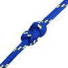 vidaXL Cuerda de barco polipropileno azul 18 mm 100 m