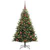 vidaXL &Aacute;rbol de Navidad Artificial Articulado 150 LEDs Verde 120 cm