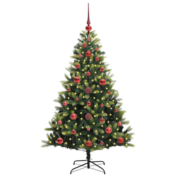 vidaXL &Aacute;rbol de Navidad Artificial Articulado 150 LEDs Verde 120 cm
