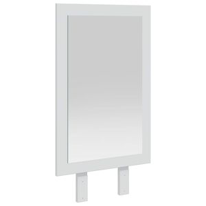 vidaxl Espejo FAUSKE Blanco 43 x 3,5 x 77 cm Rectangular