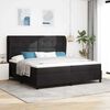 vidaXL Cama tipo Box Spring con colch&oacute;n Negro 200 x 200 cm Terciopelo