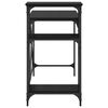 vidaXL Escritorio Roble Negro 105 x 50 x 90 cm Madera contrachapada