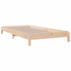 vidaXL Cama apilable de madera pino maciza 75x190 cm