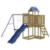 vidaXL Parque infantil de exterior madera de pino impregnada