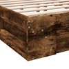 vidaXL Cama con cajones madera de ingenier&iacute;a roble ahumado 150x200 cm