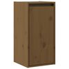 vidaXL Armario de pared madera maciza de pino marr&oacute;n miel 30x30x60 cm