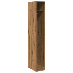 vidaXL Armario de madera de ingenier&iacute;a roble artesanal 30x50x200 cm