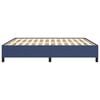 vidaXL Cama sin colch&oacute;n tela azul 160x200 cm