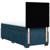 vidaXL Cama box spring con colch&oacute;n terciopelo azul 90x190 cm