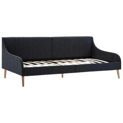 vidaXL Estructura de sofá cama tela gris oscuro