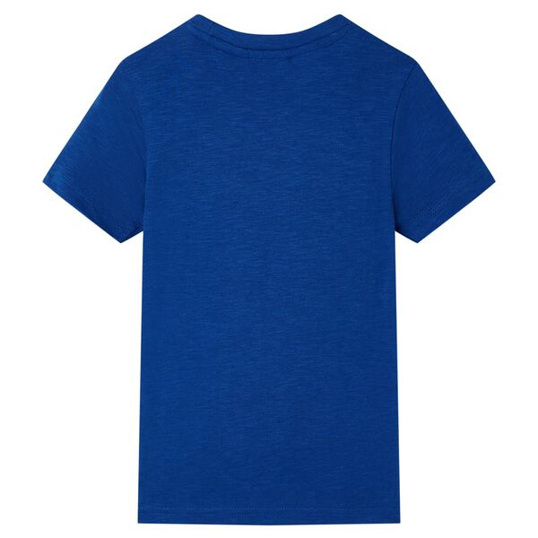 Camiseta infantil azul oscuro 116