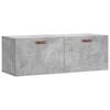 vidaXL Armario de pared madera ingenier&iacute;a gris hormig&oacute;n 100x36,5x35 cm