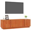 vidaXL Mueble de TV Marr&oacute;n Cera 140 x 40 x 40 cm Pino macizo