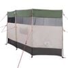 vidaXL Cortaviento de camping impermeable verde 366x152x152 cm