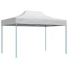 vidaXL Carpa plegable profesional acero blanco 280x410x315 cm