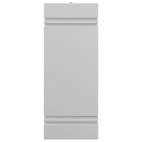 vidaXL Apliques de exterior 2 unidades acero inoxidable plateado