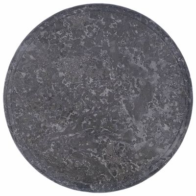 vidaXL Tablero para mesa mármol gris Ø40x2,5 cm