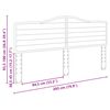 vidaXL Cabecero Roble Sonoma 200 cm Madera contrachapada