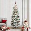 vidaXL Árbol de Navidad artificial con 300 LED 78 x 78 x 210 cm