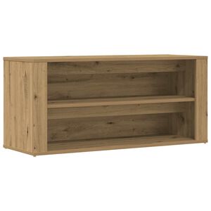 vidaXL Zapatero madera de ingenier&iacute;a roble artisan 100x35x45 cm