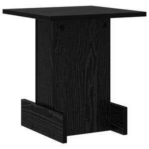 vidaXL Mesa Auxiliar Roble Negro 35,5 x 35 x 40 cm