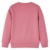 Sudadera infantil patchwork terciopelo color frambuesa 92