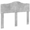 vidaXL Cabecero Gris Concreto Madera contrachapada