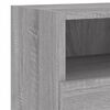 vidaXL Muebles de pared para TV 2 uds madera gris Sonoma 60x30x30 cm