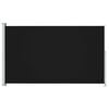 vidaXL Toldo lateral retr&aacute;ctil de jard&iacute;n negro 180x300 cm