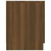 vidaXL Mesitas de noche 2 uds madera contrachapada color roble marrón