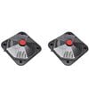 vidaXL Calentador solar para piscina 735 W, 2 unidades