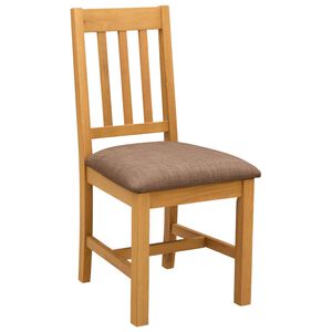 vidaXL Silla de comedor VENLO 2 uds. Madera de Roble S&oacute;lido