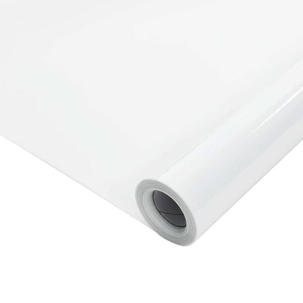 vidaXL L&aacute;minas de ventana esmerilada 3 uds PVC blanco