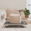 vidaXL Soportes con ruedas 2 uds rectangular 80x55x11,5 cm