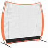 vidaXL Red de pr&aacute;ctica de b&eacute;isbol Negro 250 x 106,5 x 210 cm Poli&eacute;ster