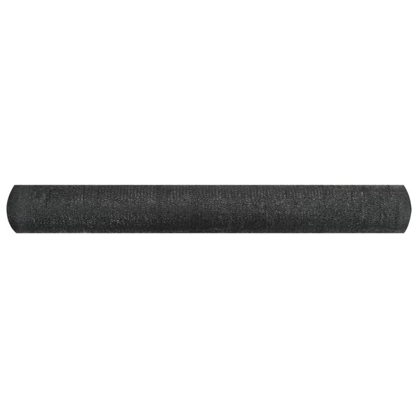 vidaXL Red de privacidad HDPE negro 1,8x25 m 195 g/m&sup2;