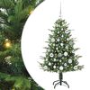 vidaXL &Aacute;rbol de Navidad Artificial Pre-iluminado con Juego de Bolas