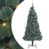 vidaXL &Aacute;rbol de Navidad Artificial Pre-iluminado con Juego de Bolas