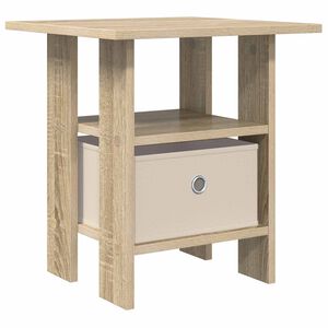 vidaXL Mesita de Noche con caj&oacute;n Roble Sonoma 41 x 40 x 45 cm