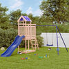 vidaXL Parque infantil de exterior madera maciza de abeto Douglas