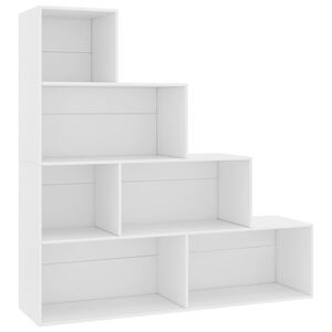 vidaXL Estanter&iacute;a/divisor madera contrachapada blanco 155x24x160 cm