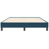vidaXL Estructura de cama sin colch&oacute;n terciopelo azul oscuro 140x210cm