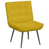 vidaXL Sillón de relax con taburete terciopelo amarillo