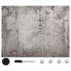 vidaXL Pizarra magn&eacute;tica de pared vidrio 80x60 cm