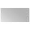 vidaXL Espejo de ba&ntilde;o LED Transparente 60 x 30 cm vidrio templado