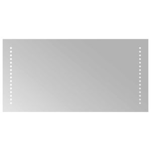 vidaXL Espejo de ba&ntilde;o LED Transparente 60 x 30 cm vidrio templado